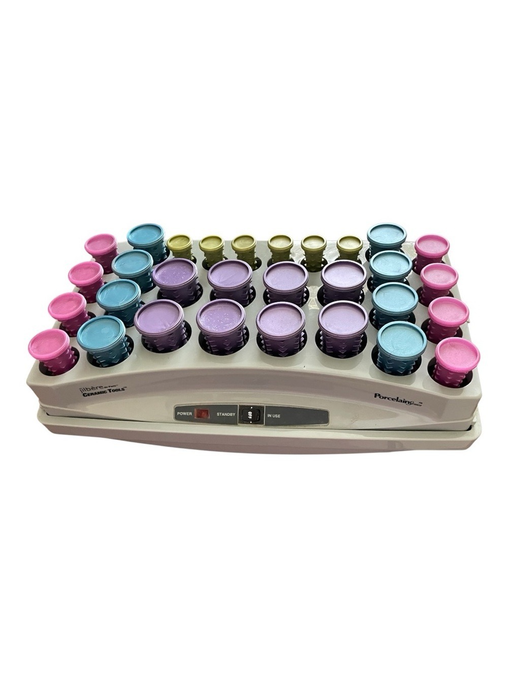 BaBylissPRO Ceramic Instant Heat 30 Roller Hairsetter Set BABHS395 + Clips Works - Picture 3 of 7